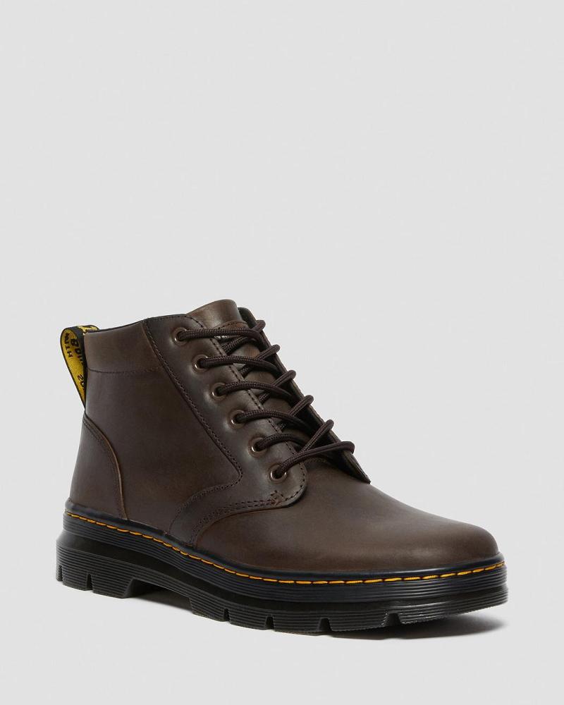 Brown Men\'s Dr Martens Bonny Leather Ankle Boots | CA 436LIS